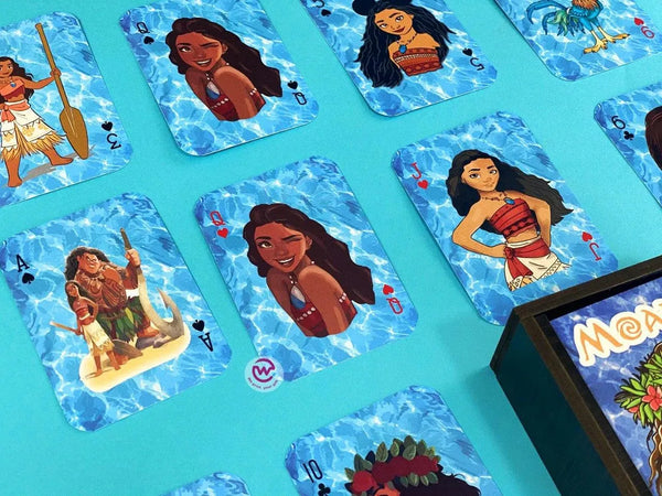 Playing Cards & UNO - Moana - WE PRINT