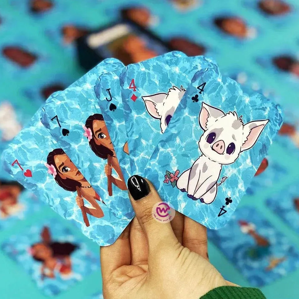 Playing Cards & UNO - Moana - WE PRINT