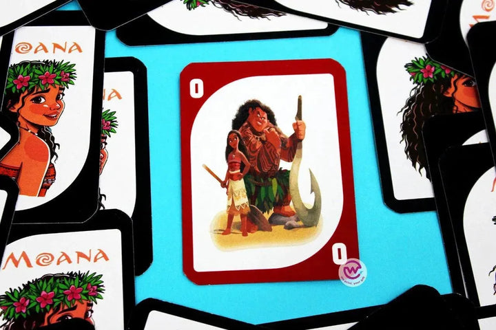 Playing Cards & UNO - Moana - WE PRINT