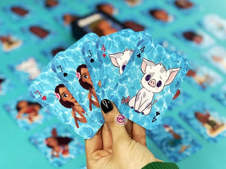 Playing Cards & UNO - Moana - WE PRINT