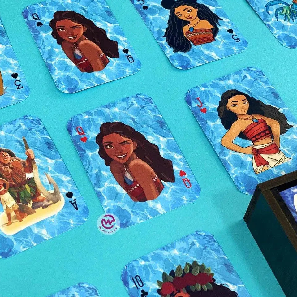 Playing Cards & UNO - Moana - WE PRINT