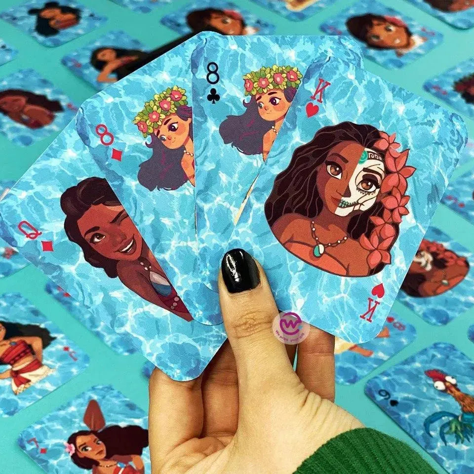 Playing Cards & UNO - Moana - WE PRINT