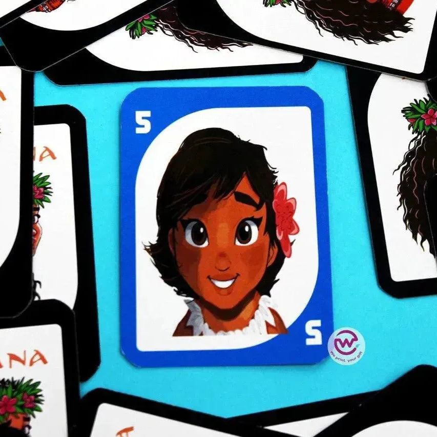 Playing Cards & UNO - Moana - WE PRINT