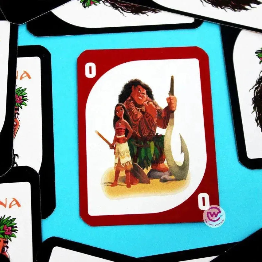 Playing Cards & UNO - Moana - WE PRINT