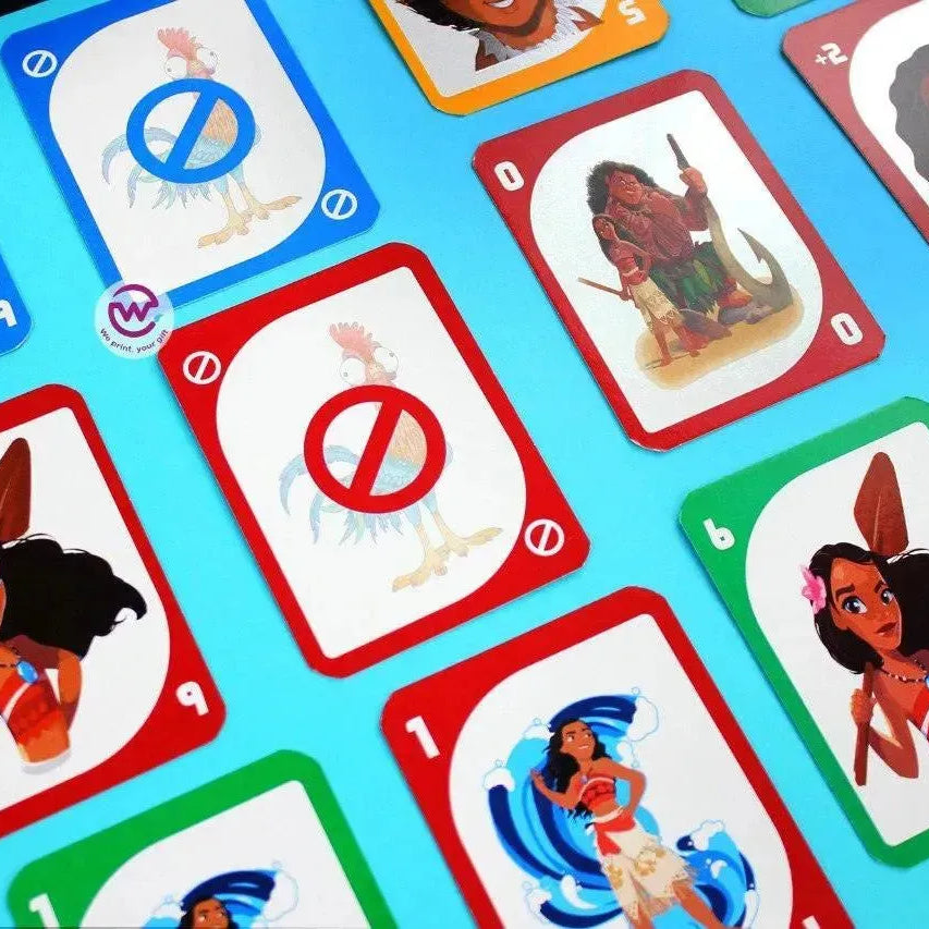 Playing Cards & UNO - Moana - WE PRINT