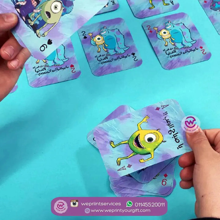 Playing Cards & UNO - Monster INC. - WE PRINT