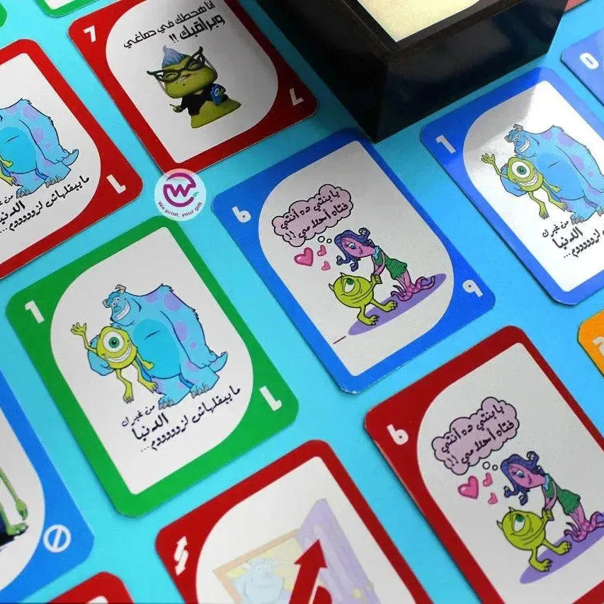 Playing Cards & UNO - Monster INC. - WE PRINT