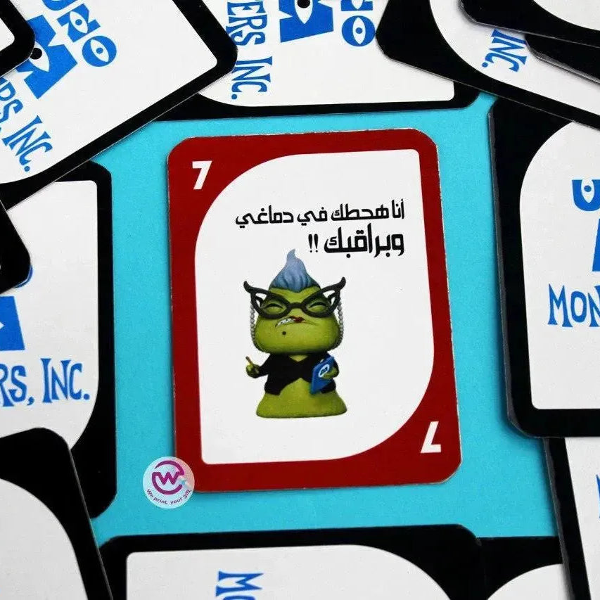 Playing Cards & UNO - Monster INC. - WE PRINT