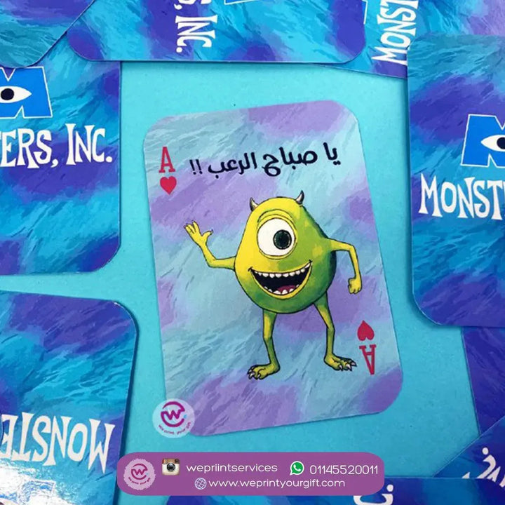 Playing Cards & UNO - Monster INC. - WE PRINT