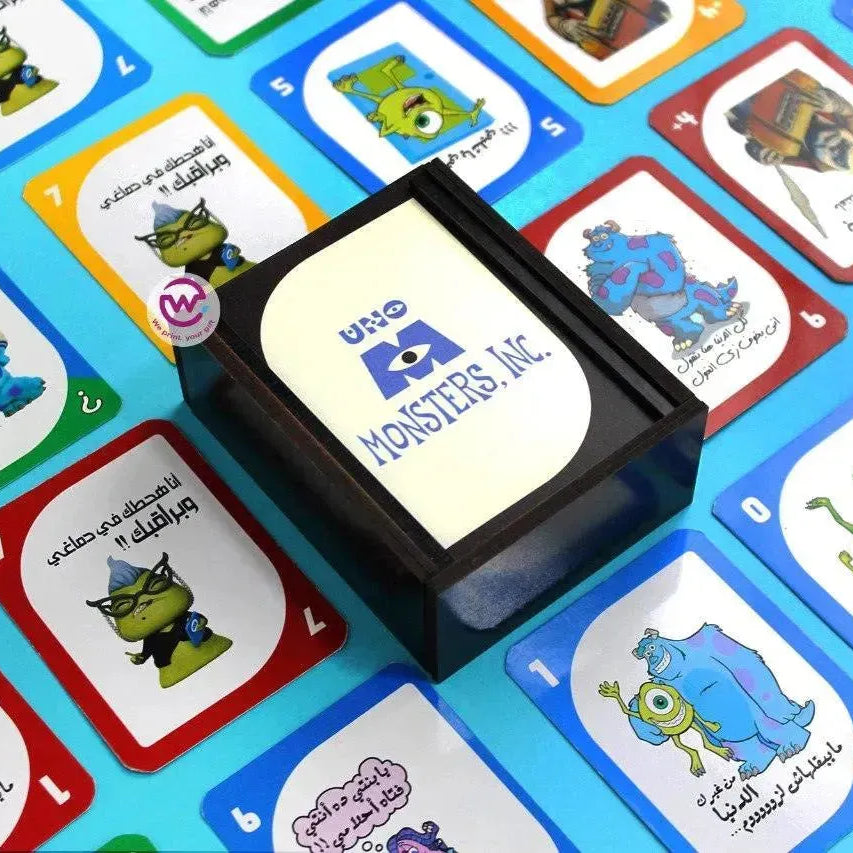 Playing Cards & UNO - Monster INC. - WE PRINT