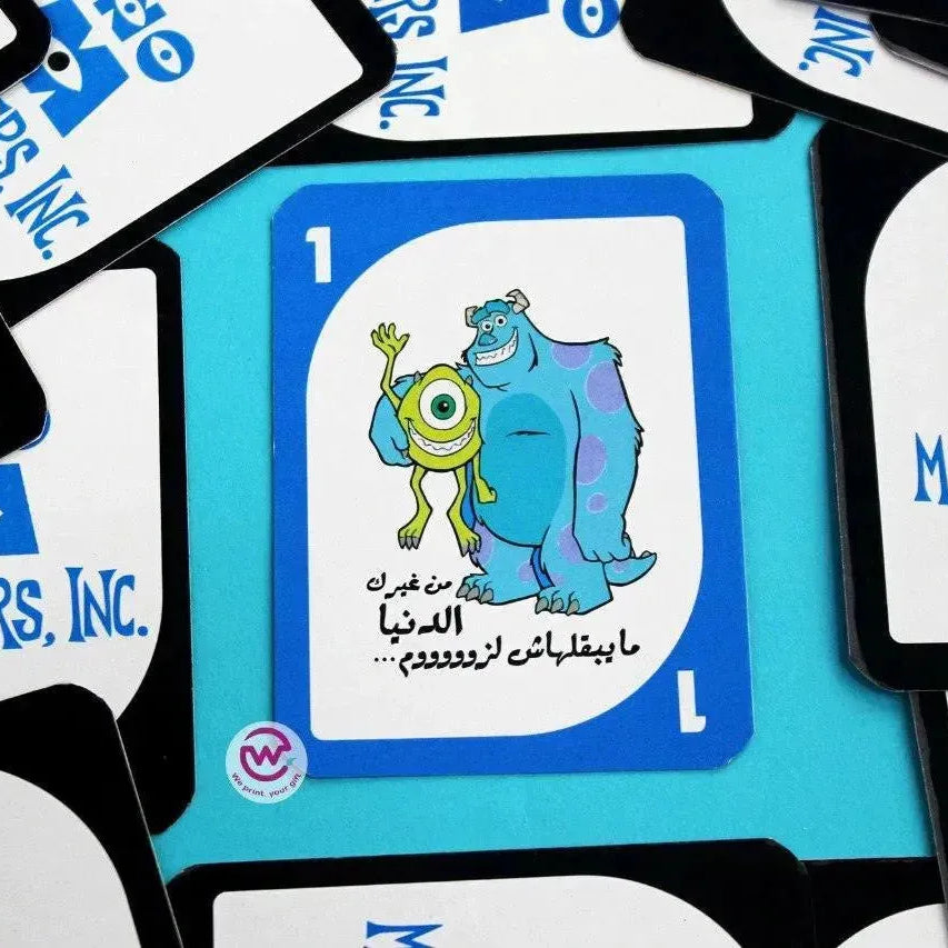 Playing Cards & UNO - Monster INC. - WE PRINT