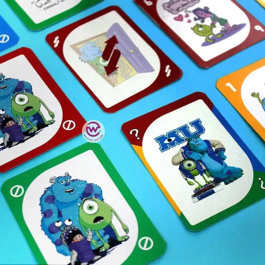 Playing Cards & UNO - Monster INC. - WE PRINT