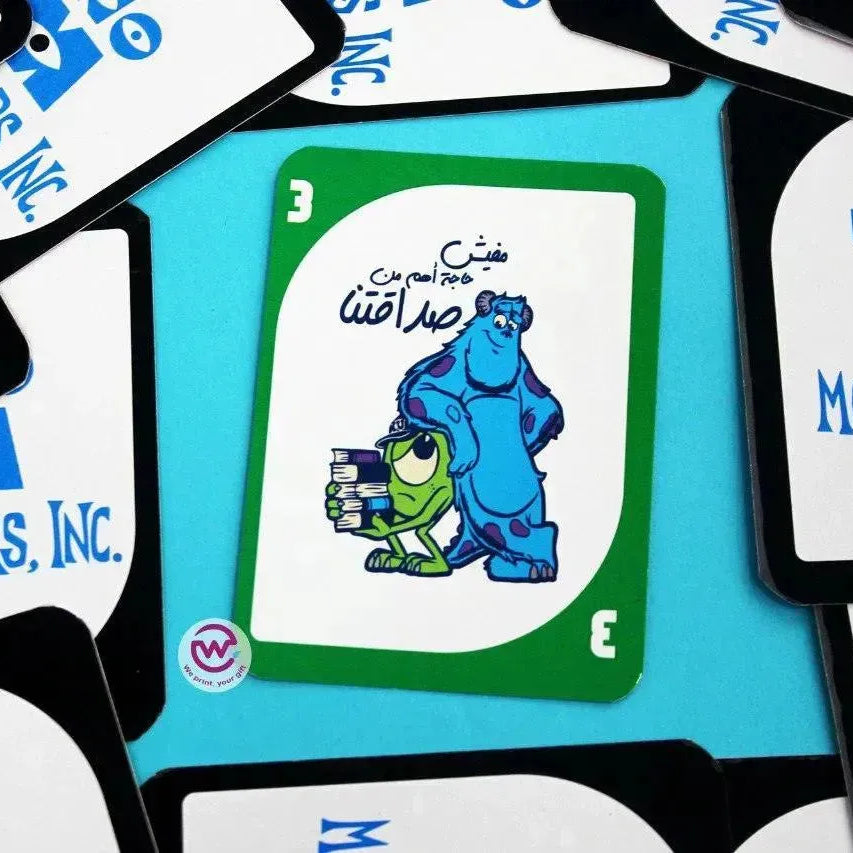 Playing Cards & UNO - Monster INC. - WE PRINT