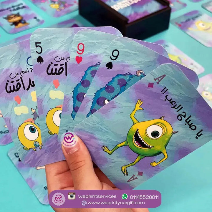 Playing Cards & UNO - Monster INC. - WE PRINT