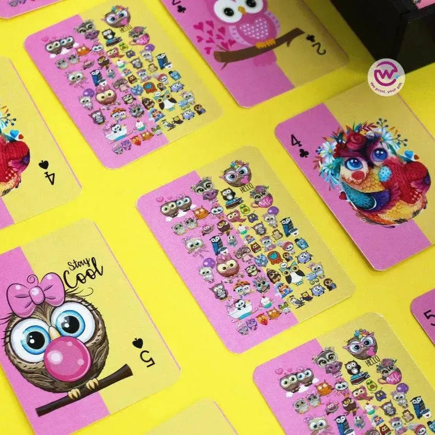 Playing Cards & UNO - Owl - WE PRINT