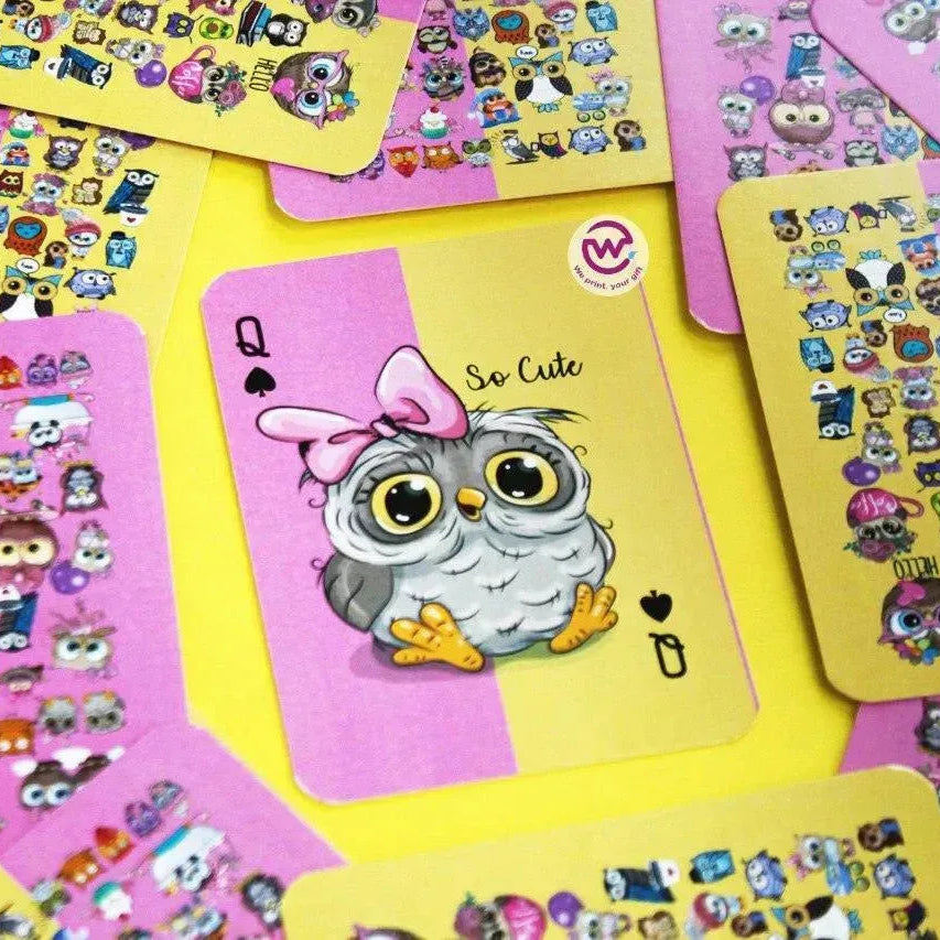 Playing Cards & UNO - Owl - WE PRINT