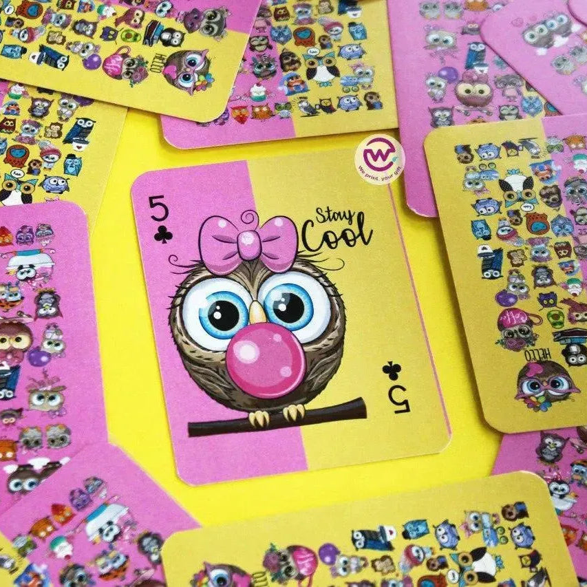 Playing Cards & UNO - Owl - WE PRINT