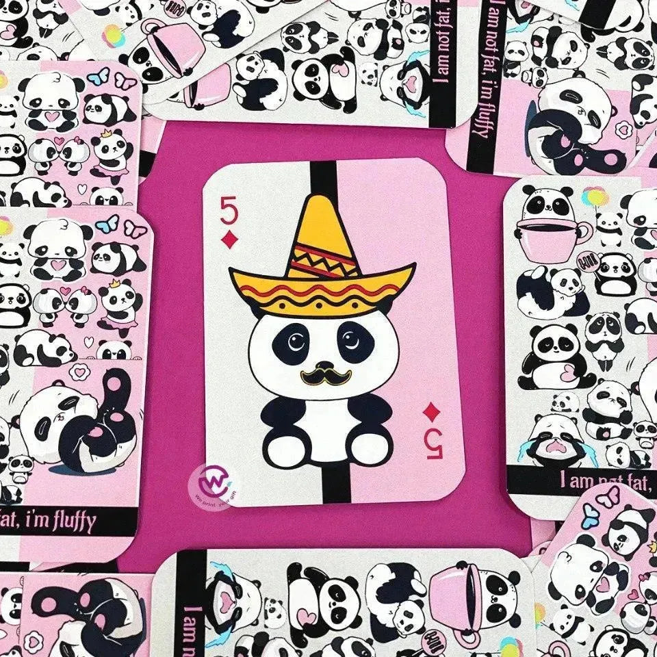 Playing Cards & UNO - Panda - WE PRINT