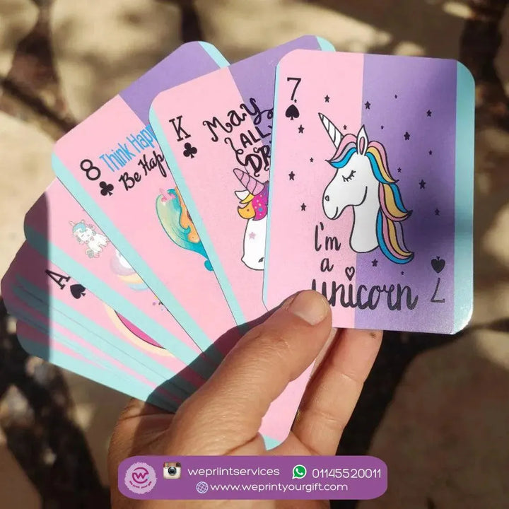 Playing Cards & UNO - Unicorn - WE PRINT