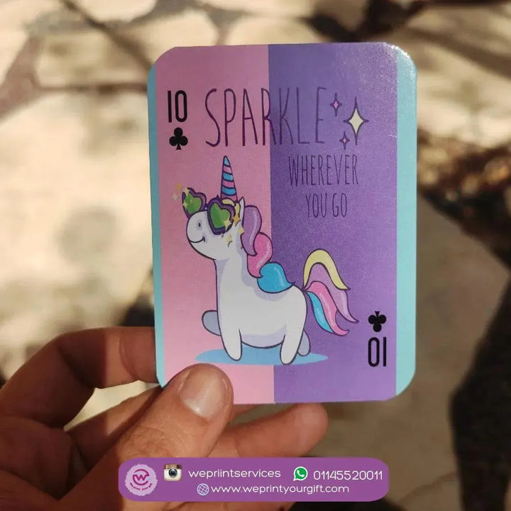 Playing Cards & UNO - Unicorn - WE PRINT