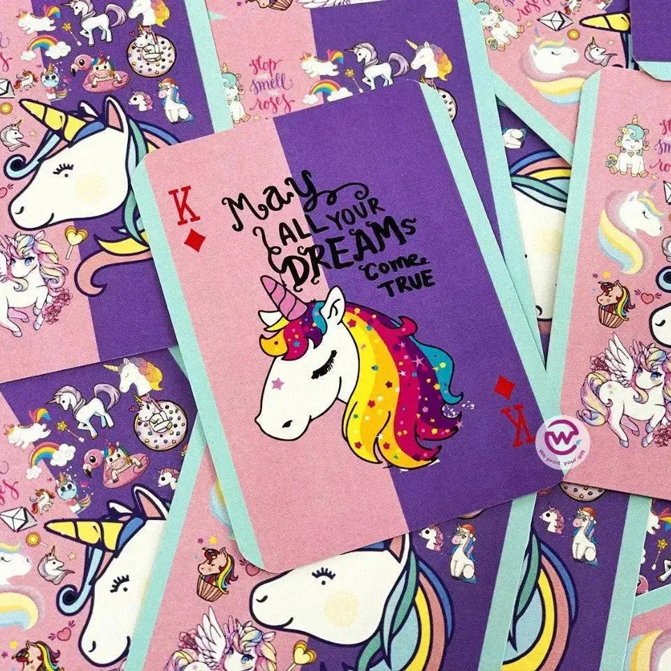 Playing Cards & UNO - Unicorn - WE PRINT