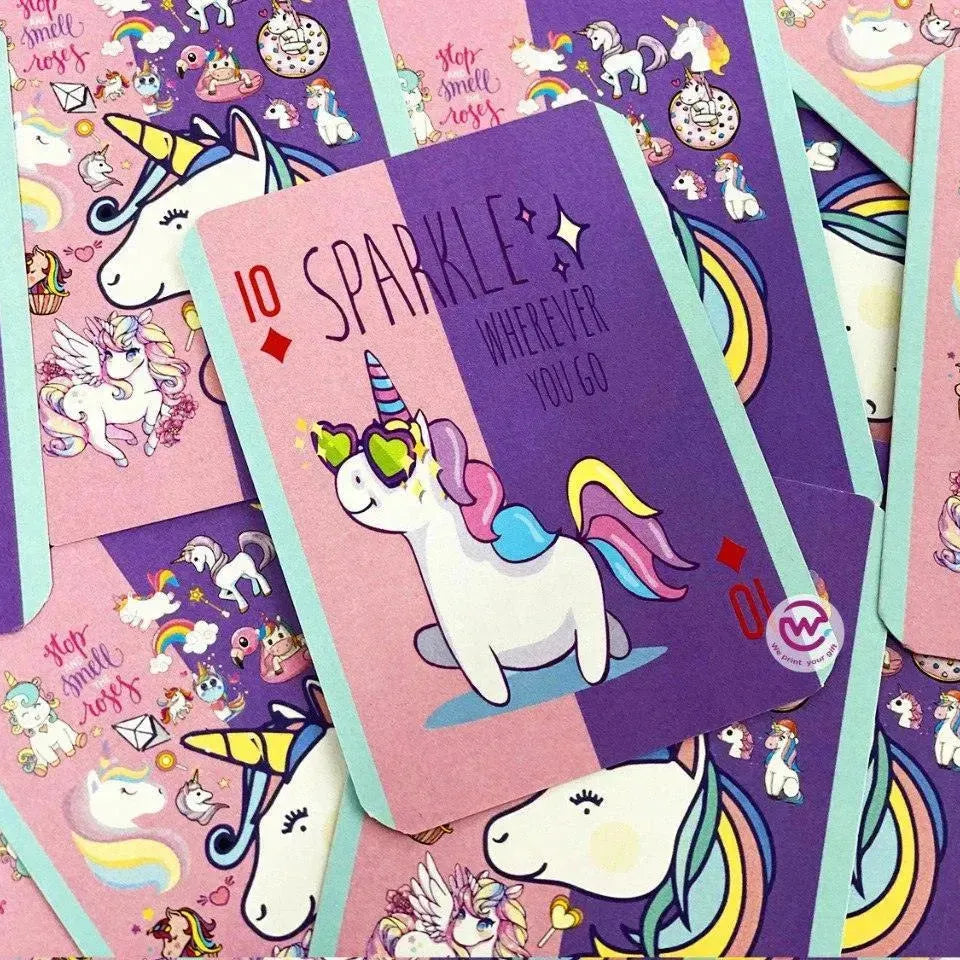 Playing Cards & UNO - Unicorn - WE PRINT
