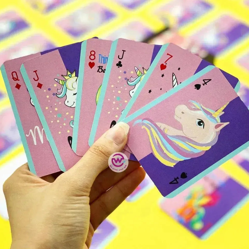 Playing Cards & UNO - Unicorn - WE PRINT