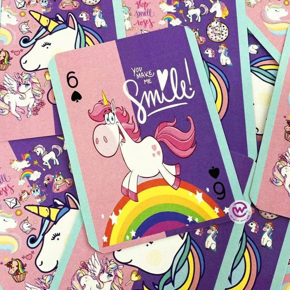 Playing Cards & UNO - Unicorn - WE PRINT