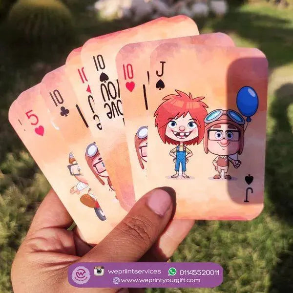 Playing Cards & UNO - Up Cartoon - WE PRINT