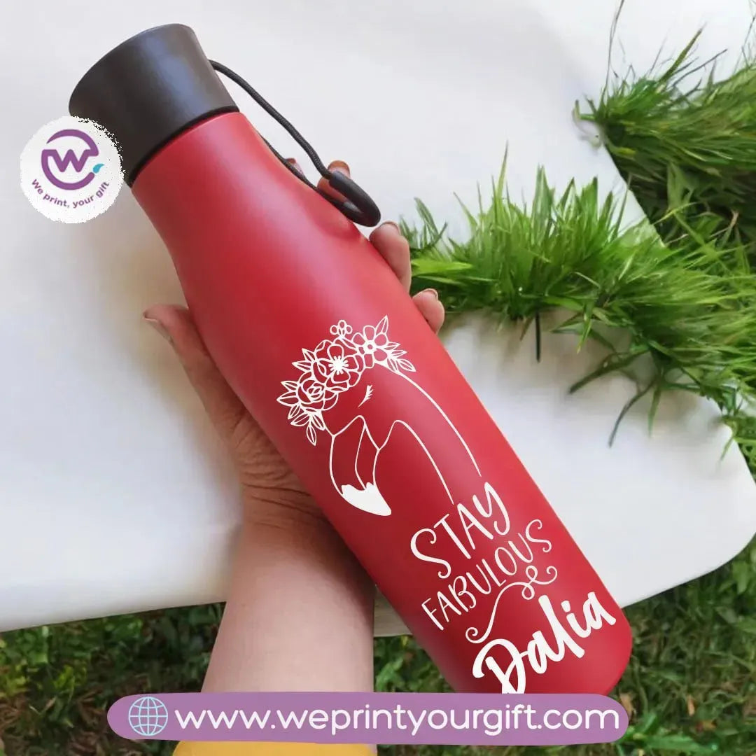 Portable Water Bottle-Motivational quotes - WE PRINT