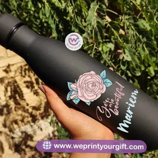Printed Thermal Water Bottle- Motivational designs - WE PRINT