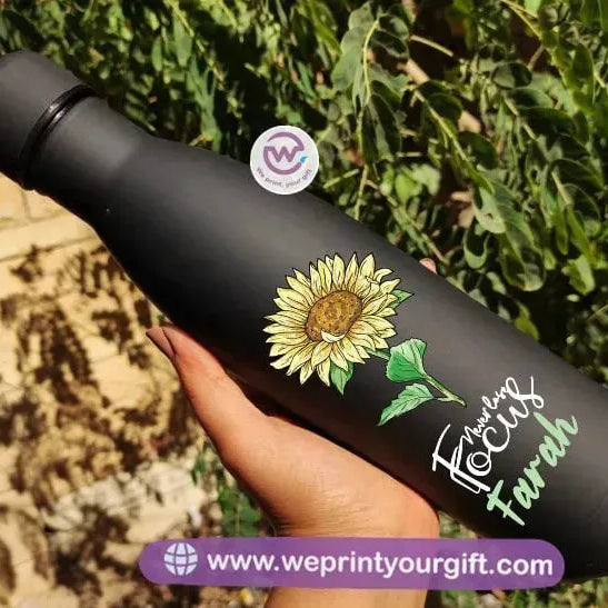Printed Thermal Water Bottle- Motivational designs - WE PRINT