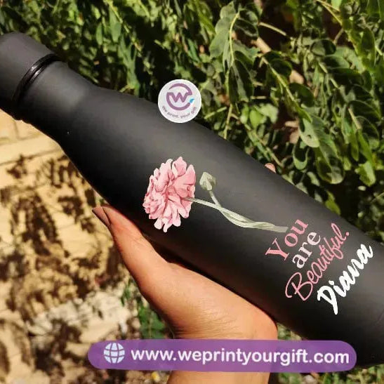 Printed Thermal Water Bottle- Motivational designs - WE PRINT