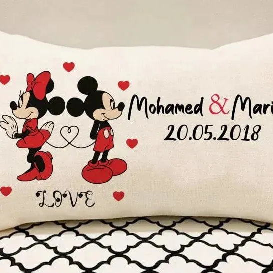 Rectangular Cushion-Valentine's Day - LOVE IS - WE PRINT