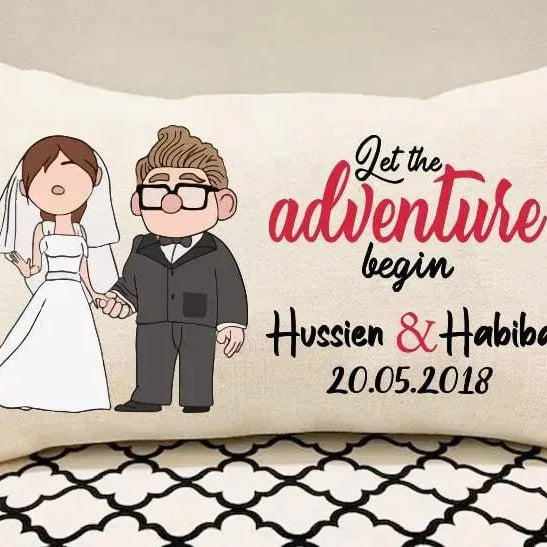 Rectangular Cushion-Valentine's Day - LOVE IS - WE PRINT