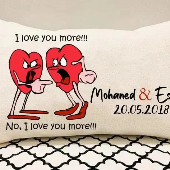 Rectangular Cushion-Valentine's Day - LOVE IS - WE PRINT