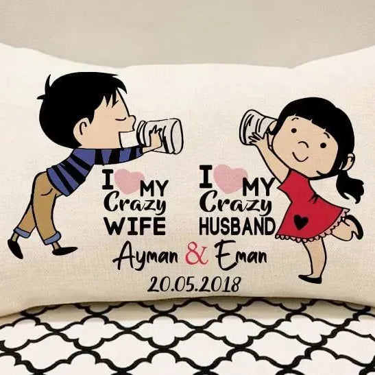 Rectangular Cushion-Valentine's Day - LOVE IS - WE PRINT