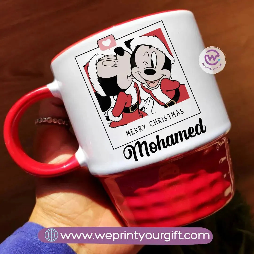 Ribbed Ceramic Mug-Christmas Designs - WE PRINT