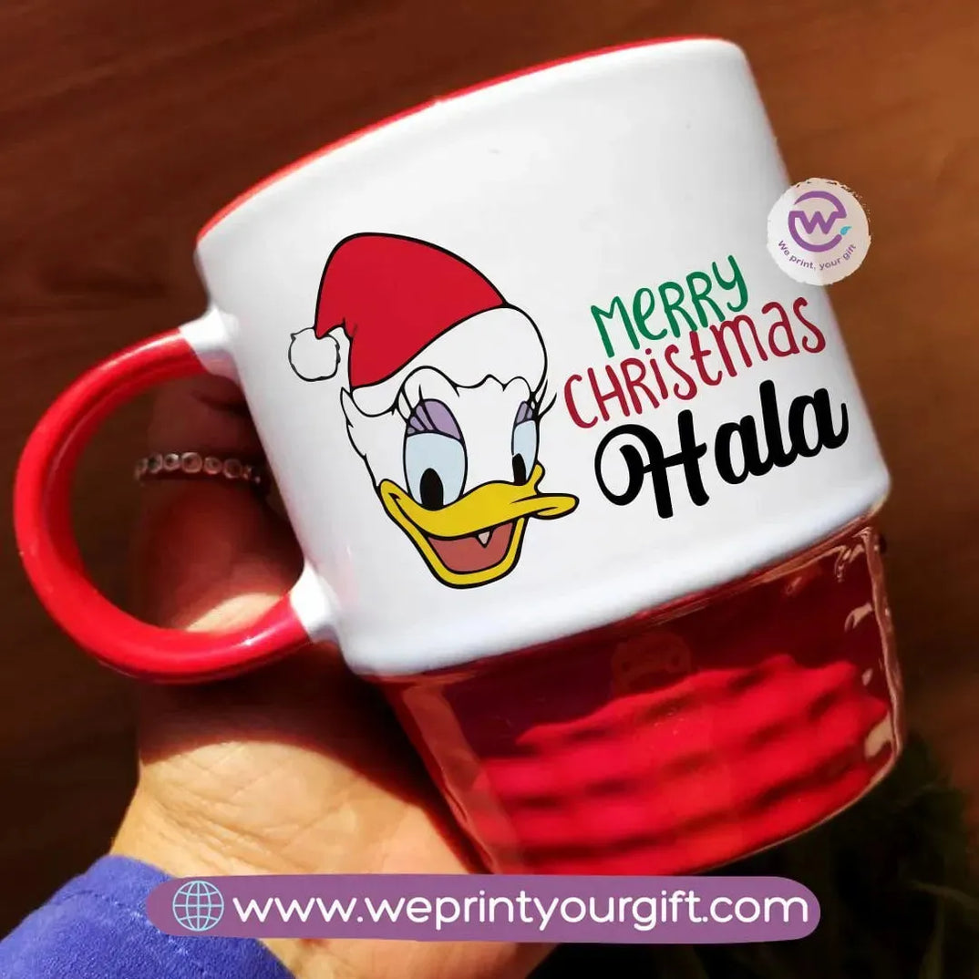 Ribbed Ceramic Mug-Christmas Designs - WE PRINT