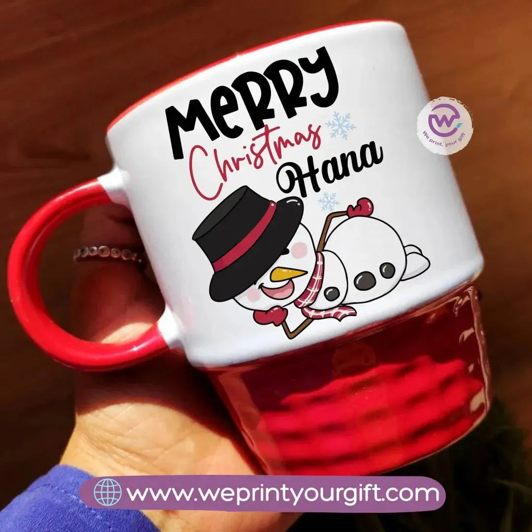 Ribbed Ceramic Mug-Christmas Designs - WE PRINT