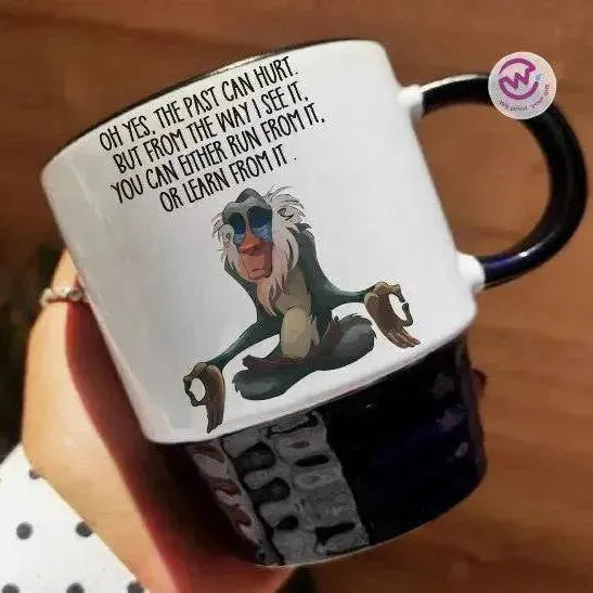 Ribbed Mug - Black - Lion King - WE PRINT