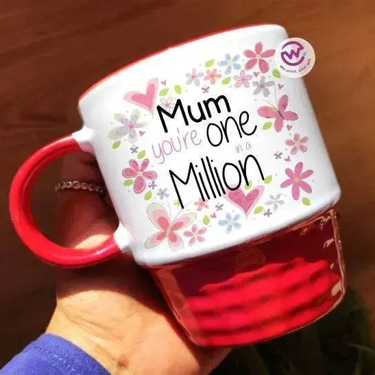 Ribbed Mug - Black -Mother's Day Designs - WE PRINT
