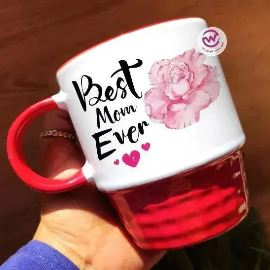 Ribbed Mug - Black -Mother's Day Designs - WE PRINT