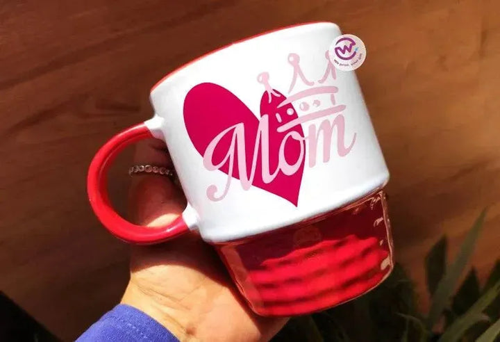 Ribbed Mug - Black -Mother's Day Designs - WE PRINT