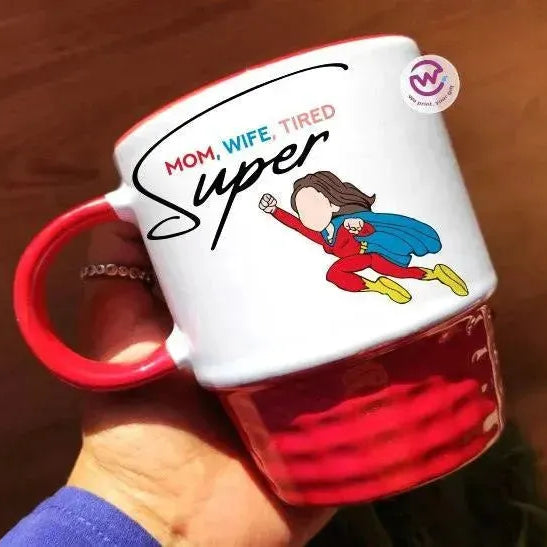 Ribbed Mug - Black -Mother's Day Designs - WE PRINT