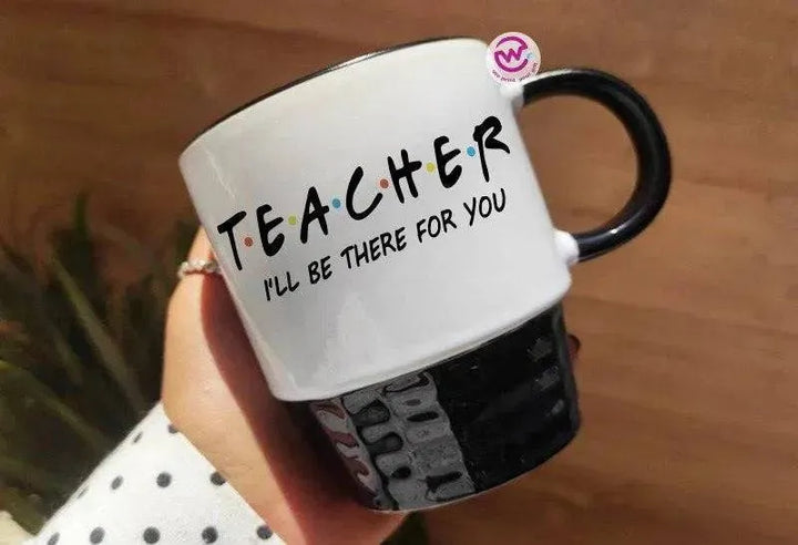 Ribbed Mug - Black - Teacher - WE PRINT