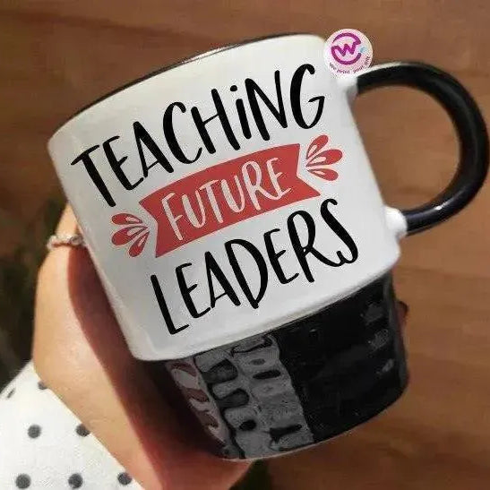 Ribbed Mug - Black - Teacher - WE PRINT