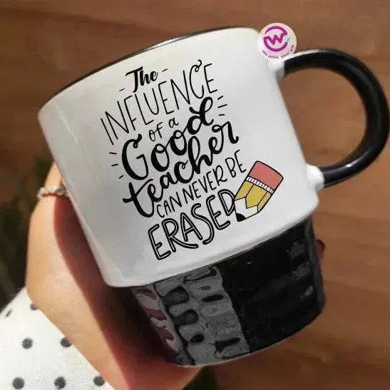 Ribbed Mug - Black - Teacher - WE PRINT