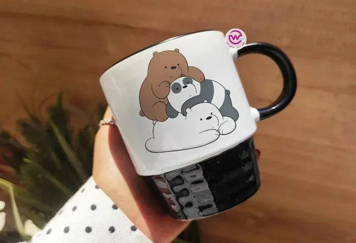 Ribbed Mug - Black - We bear bears - WE PRINT