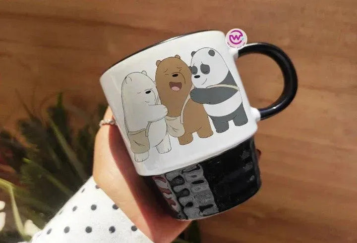 Ribbed Mug - Black - We bear bears - WE PRINT